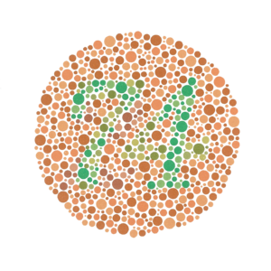 red green colour blind test - accessibility and colour