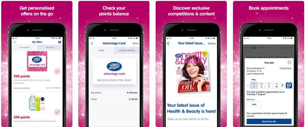 Boots app