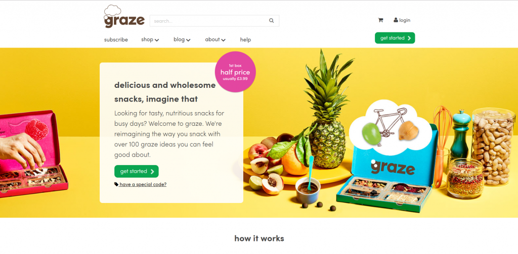 Graze website