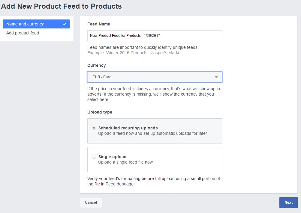 facebook dynamic product ads