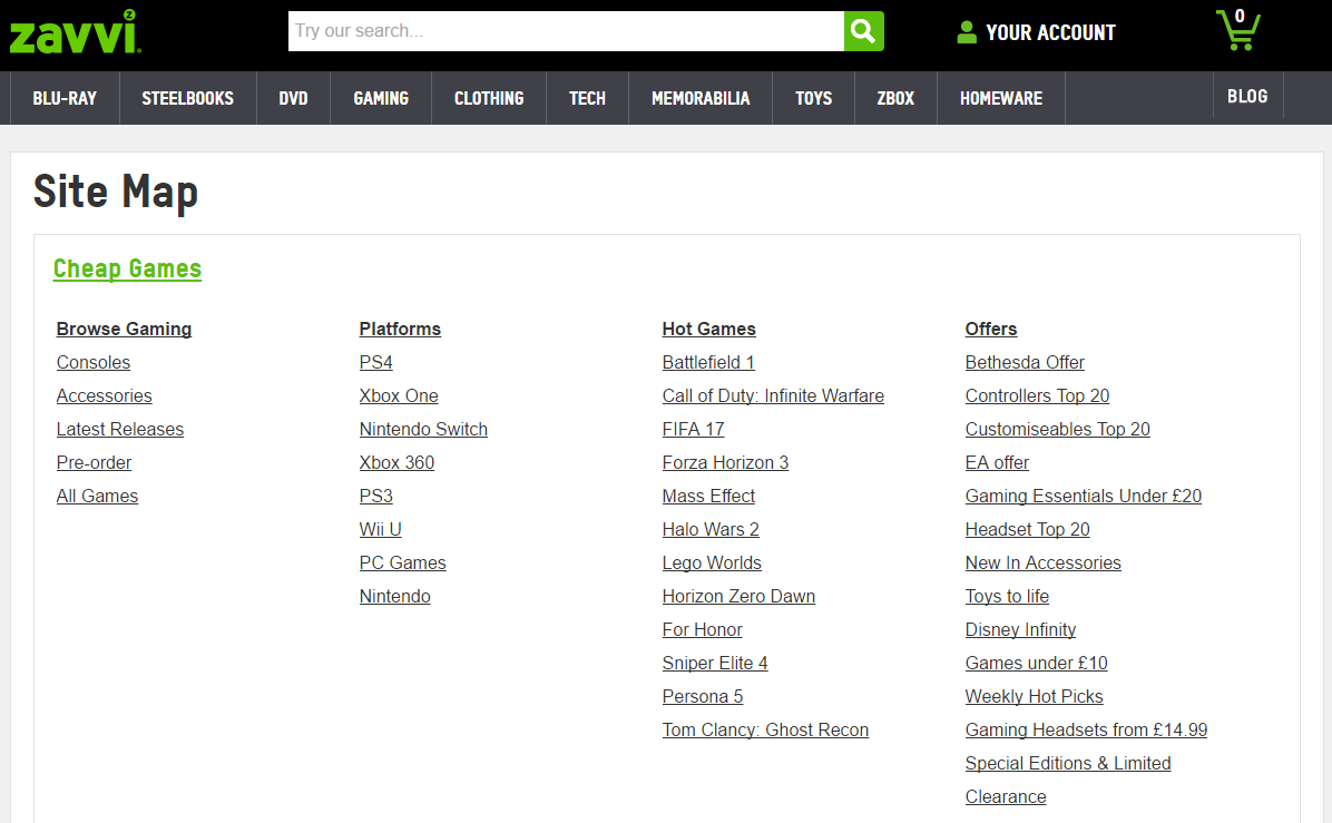 zavvi-sitemap