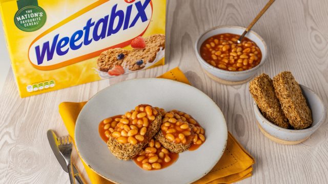 Beans on weetabix