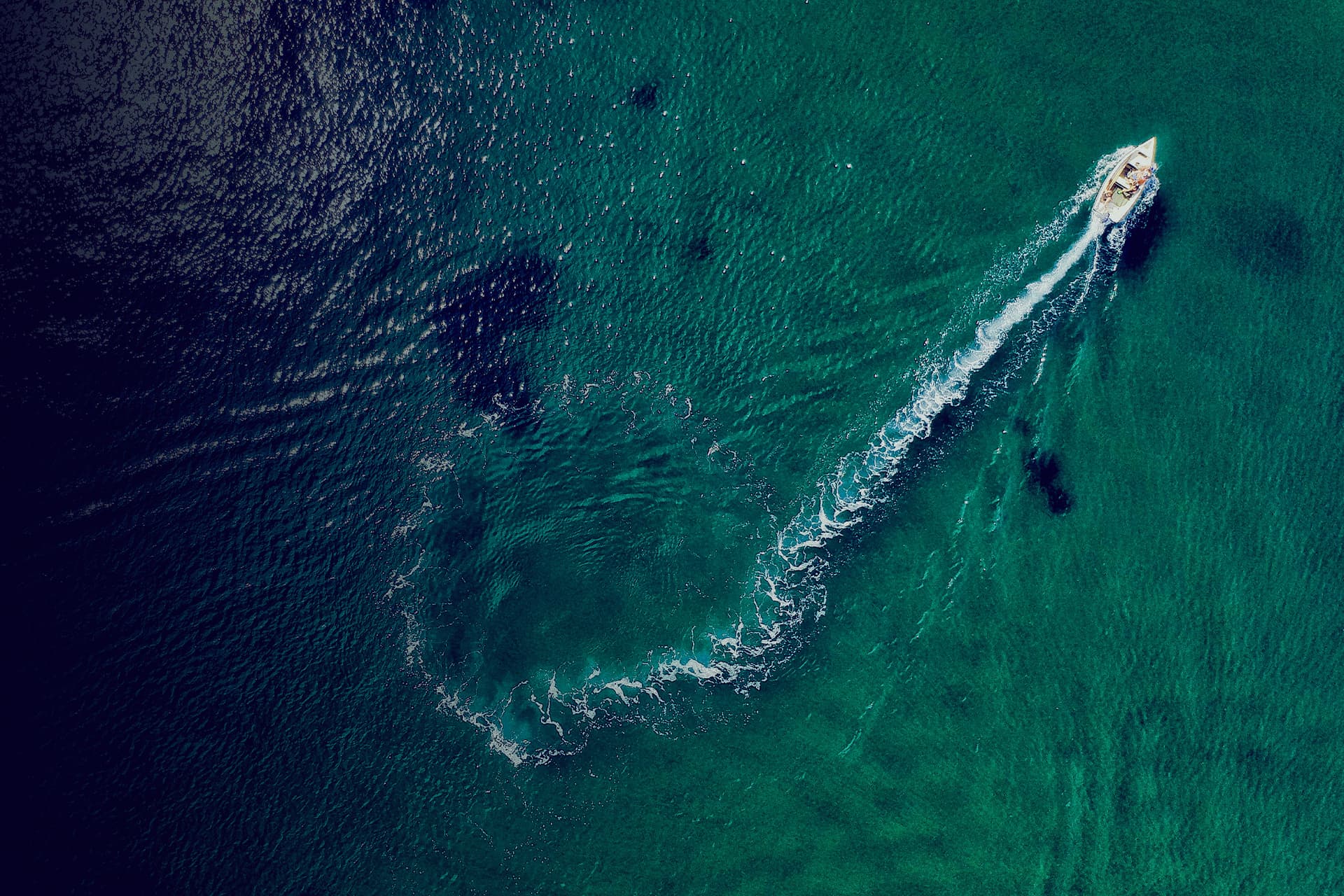 Boat in the ocean