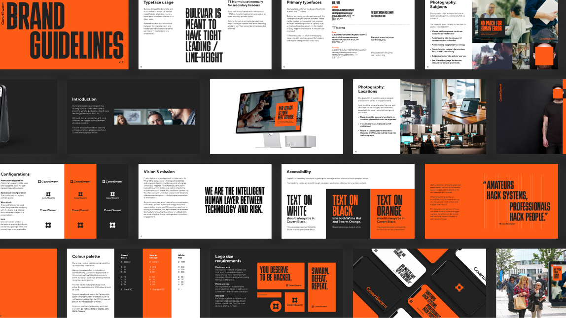 CovertSwarm brand guidelines