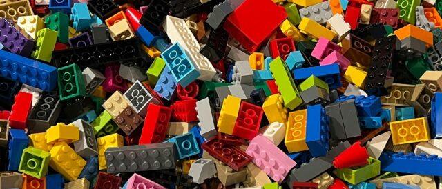Multicolour lego blocks