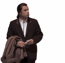 John Travolta in Pulp Fiction meme