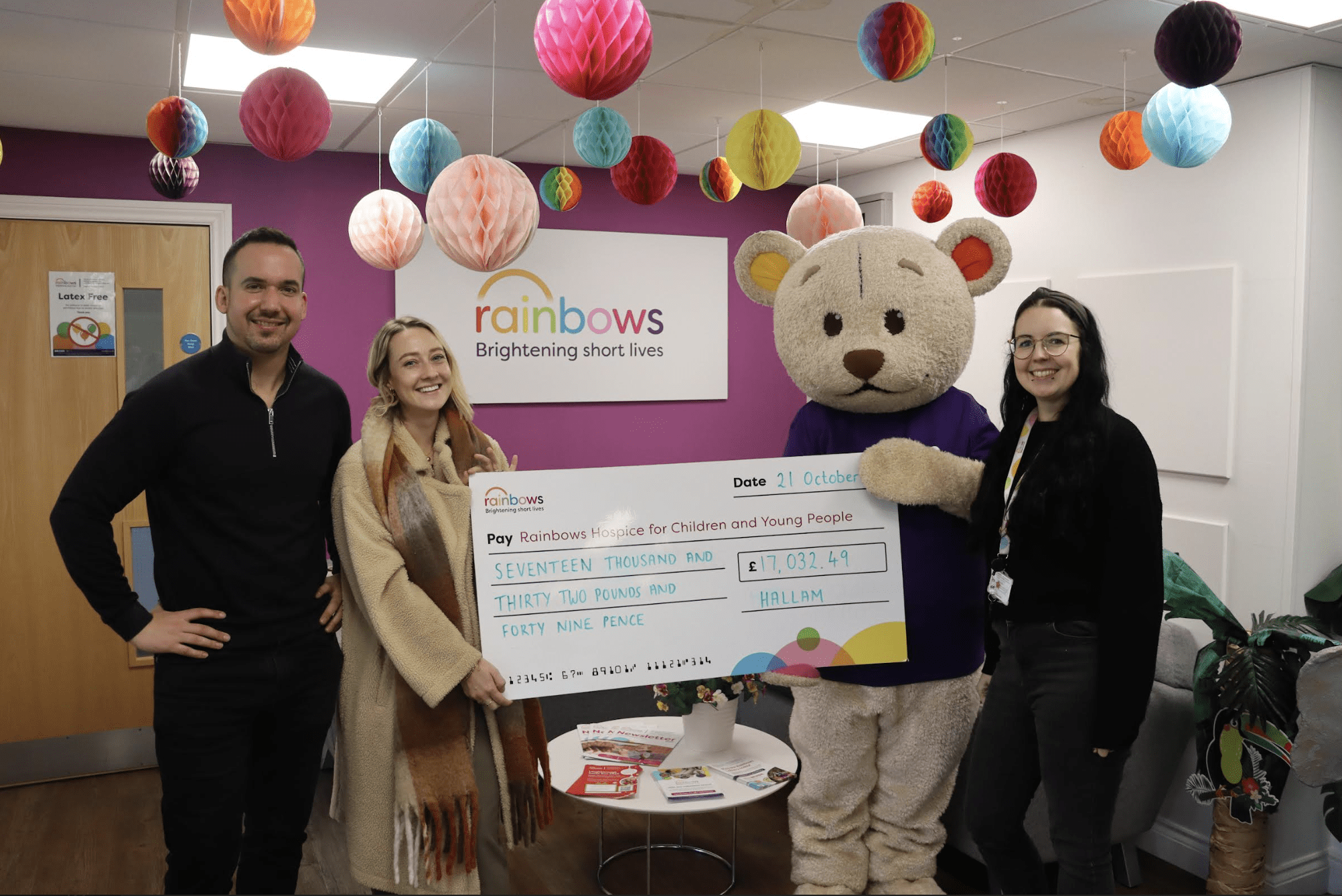 cheque to rainbows