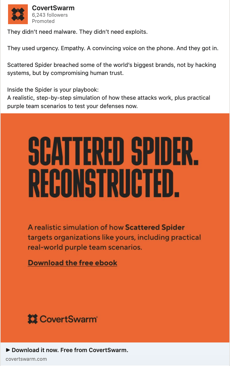 covertswarm LI screenshot