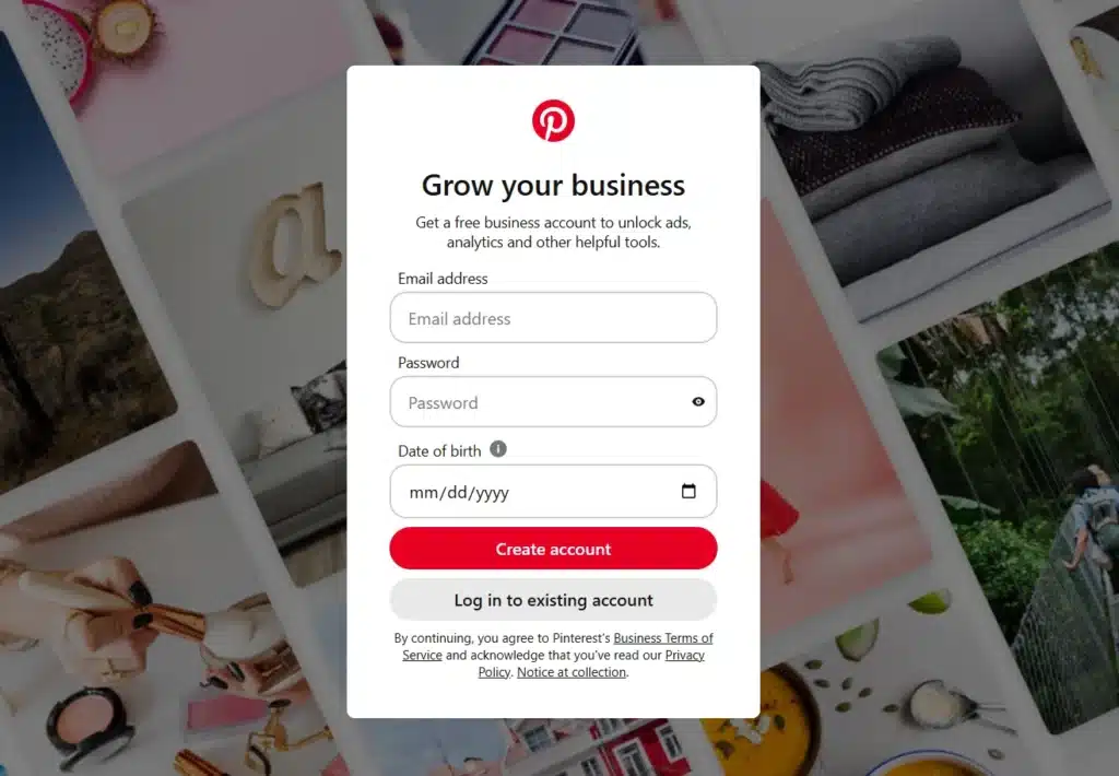 pinterest business