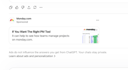 ChatGPT Ad