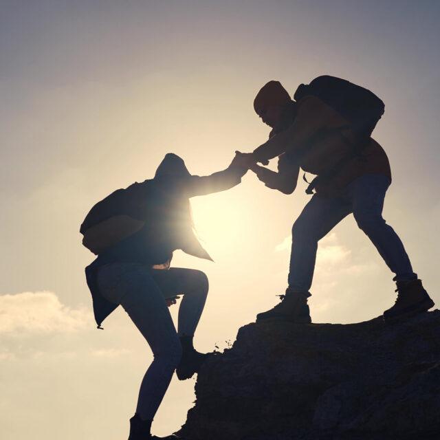 Climbing buddies